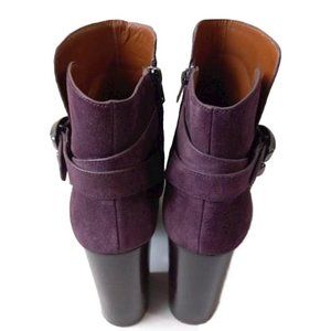 Leather Delaney Signature Buckle Boots 